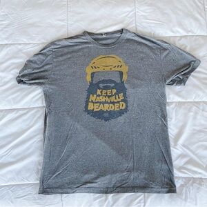 Project 615 Predators Keep Nashville Beared Tee Large